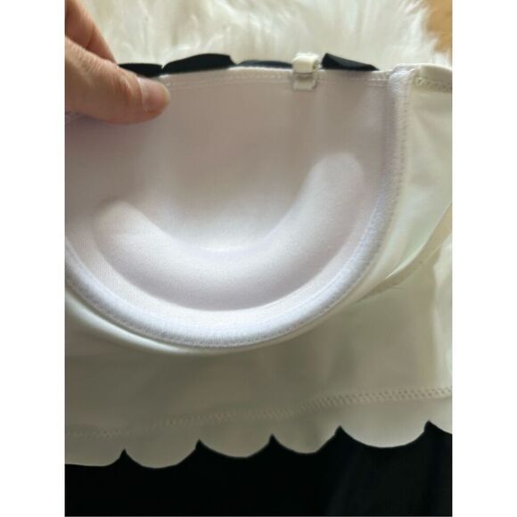 Cupshe black and white swim suit size small one piece - Picture 5 of 8